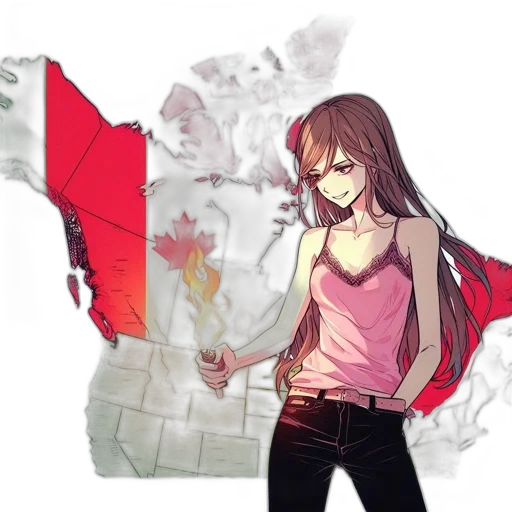 jacket, weapon, anime, concept art, pixel art, cartoon, fire, red transparent PNG cut-out