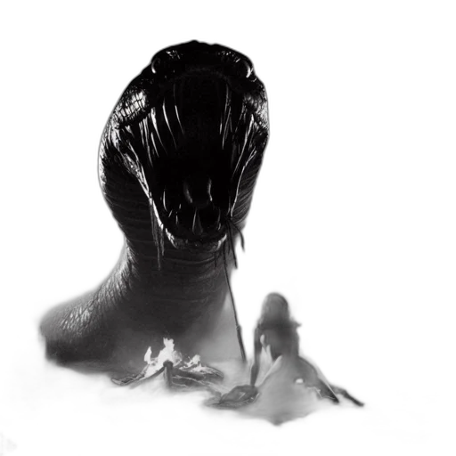 creature, mask, hair, bottle, concept art, 3d render, photorealistic, outer space transparent PNG cut-out