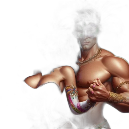 concept art, photorealistic, 3d render, comic book art, two, individuals, dressed, elaborate transparent PNG cut-out