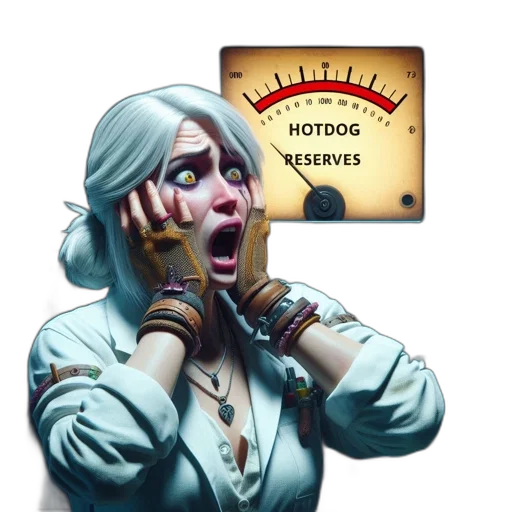 jewelry, concept art, shocked, woman, lab, coat, stands, before transparent PNG cut-out