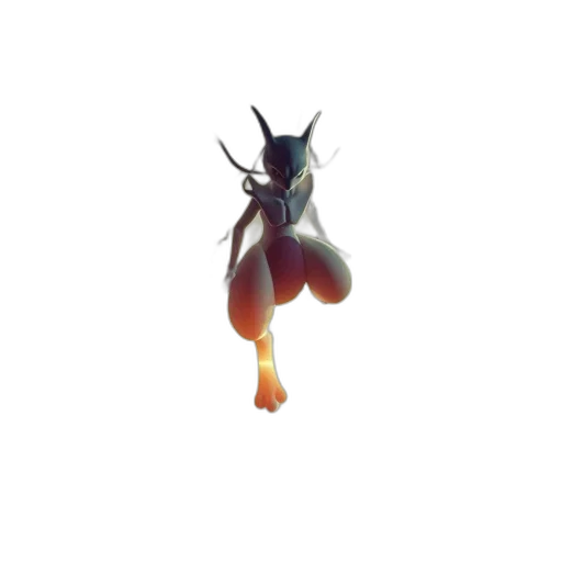 dragon, animal, creature, staff, 3d render, concept art, pixel art, fantasy art transparent PNG cut-out
