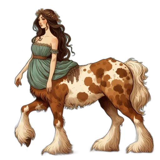 dress, animal, fantasy art, concept art, pixel art, watercolor, earth tones, ethereal transparent PNG cut-out