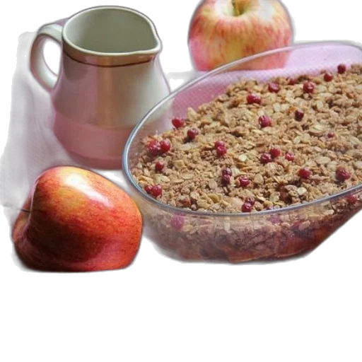 food, delicious, apple, crisp, red, berries, wooden, spoon transparent PNG cut-out