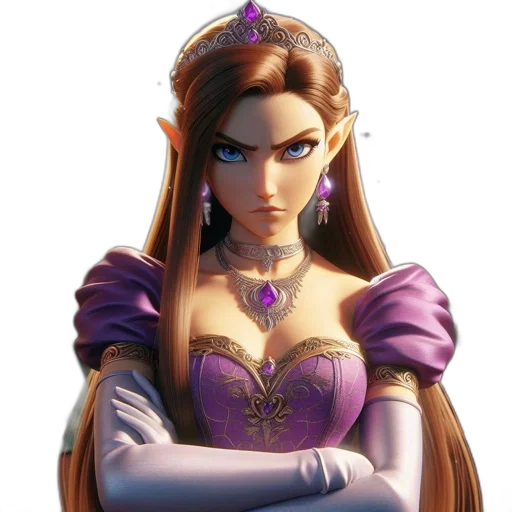 crown, dress, jewelry, face, fantasy art, concept art, pixel art, photorealistic transparent PNG cut-out