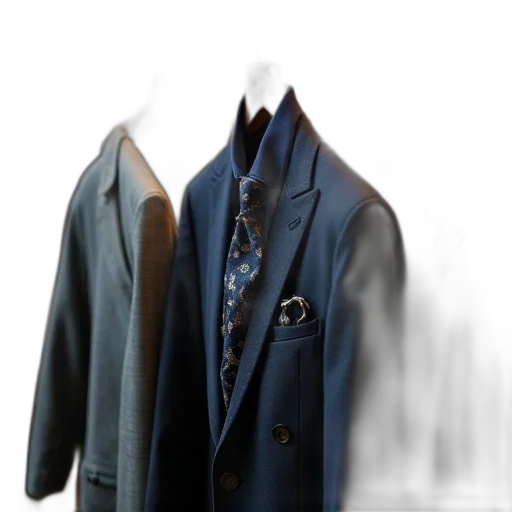 jacket, staff, 3d render, photorealistic transparent PNG cut-out