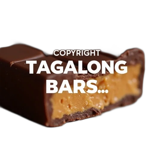 food, close-up, peanut, butter, chocolate, bar, visible, layers transparent PNG cut-out