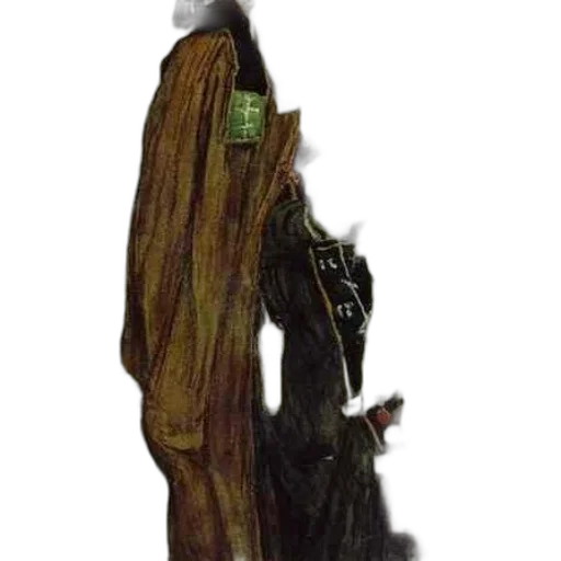 staff, jacket, robot, mask, concept art, cyberpunk, comic book art, fantasy art transparent PNG cut-out