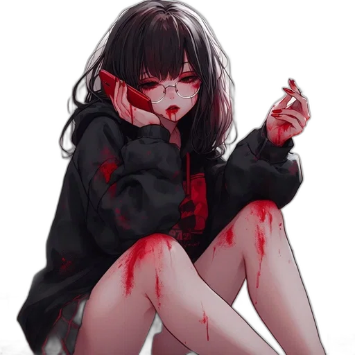 jacket, weapon, dress, creature, pixel art, anime, concept art, cyberpunk transparent PNG cut-out
