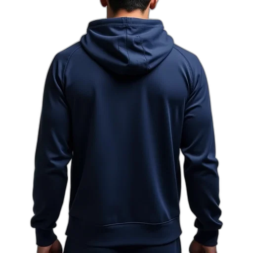 jacket, 3d render, blue, navy transparent PNG cut-out