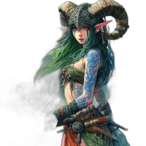 dragon, staff, fantasy art, concept art, comic book art, pixel art, green, female transparent PNG cut-out