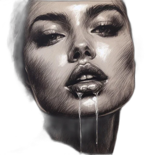 face, mask, crown, jewelry, photorealistic, pencil sketch, oil painting, concept art transparent PNG cut-out