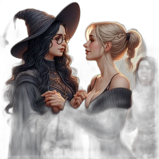 fantasy art, concept art, comic book art, pixel art, fire, fog, dark, monochrome transparent PNG cut-out