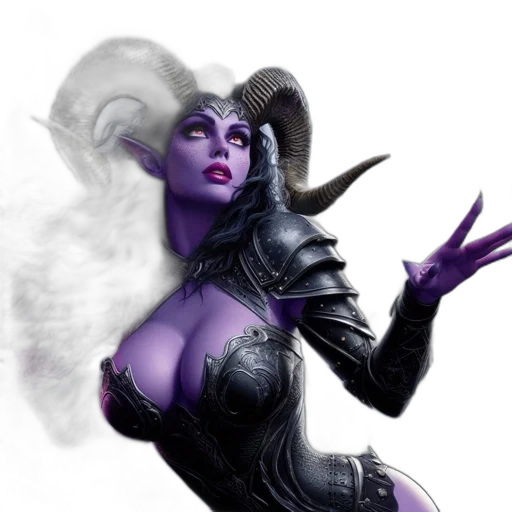 fantasy art, concept art, comic book art, photorealistic, dark, ethereal, figure, distinctive transparent PNG cut-out