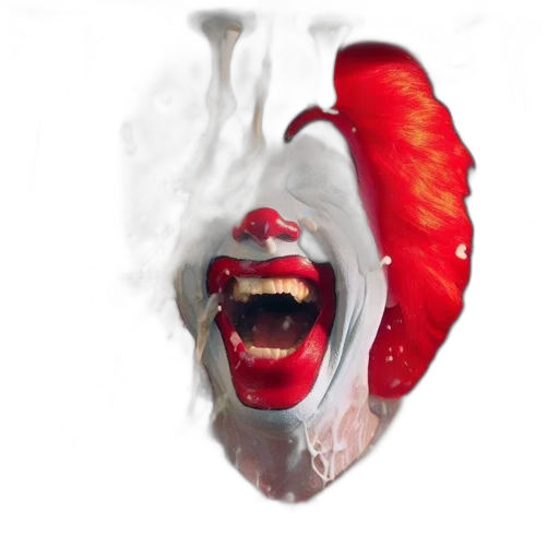 mask, face, creature, food, concept art, photorealistic, 3d render, fire transparent PNG cut-out