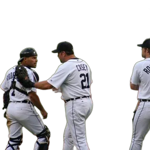 baseball, player, number, his, jersey, talking, another transparent PNG cut-out