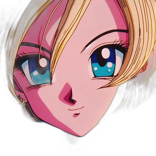 face, mask, jewelry, staff, anime, cartoon, vaporwave, photorealistic transparent PNG cut-out