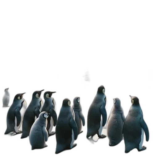 staff, animal, 3d render, concept art, pixel art, photorealistic, snow, fog transparent PNG cut-out