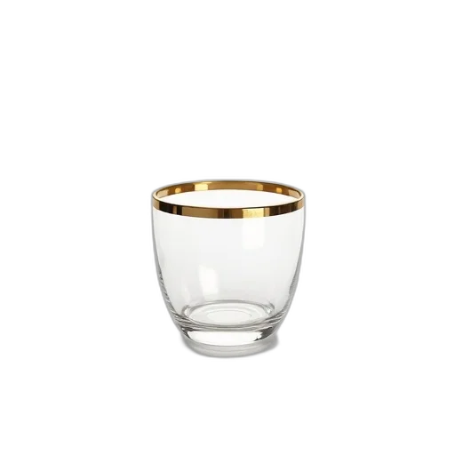 jewelry, crown, 3d render, clear, glass, cup, golden, rim transparent PNG cut-out