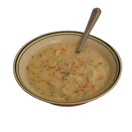 food, weapon, underwater, bowl, creamy, soup, vegetables, herbs transparent PNG cut-out