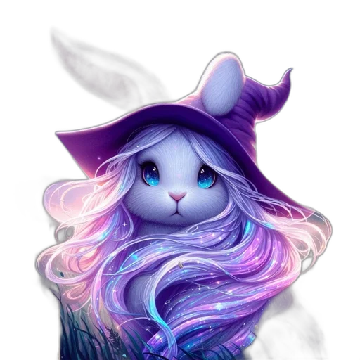 dragon, fantasy art, pixel art, concept art, watercolor, pastel, anthropomorphic, rabbit transparent PNG cut-out