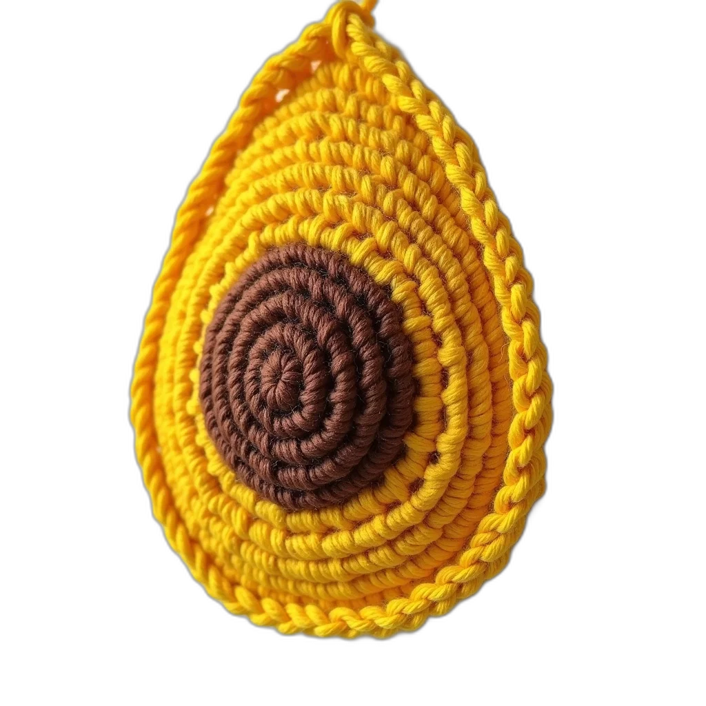 hat, food, jewelry, flower, 3d render, photorealistic, golden, crocheted transparent PNG cut-out