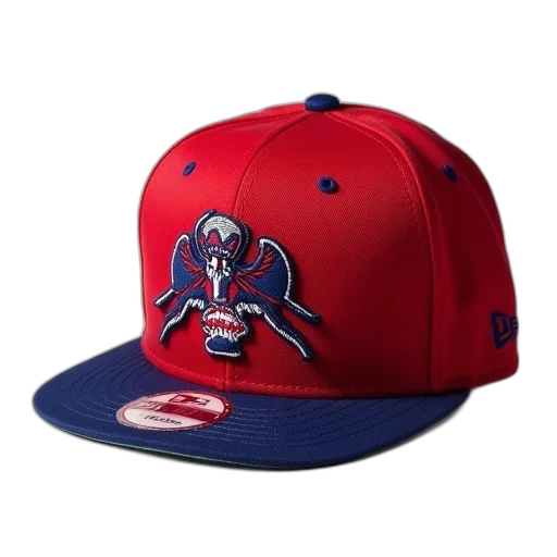hat, crown, new, era, minnesota, red, blue, nba transparent PNG cut-out