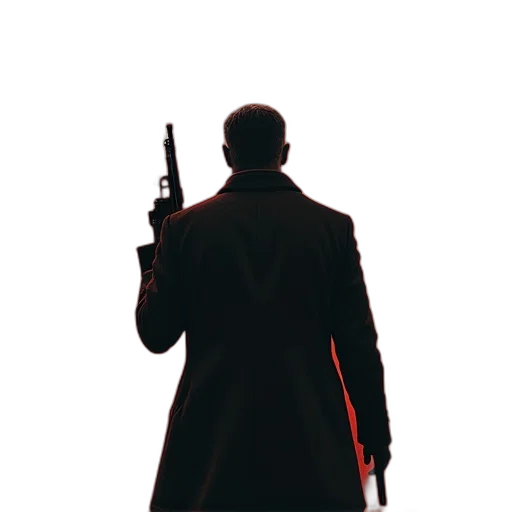 weapon, jacket, staff, concept art, pixel art, 3d render, comic book art, red transparent PNG cut-out