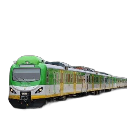 weapon, 3d render, photorealistic, concept art, green, white, train, yellow transparent PNG cut-out