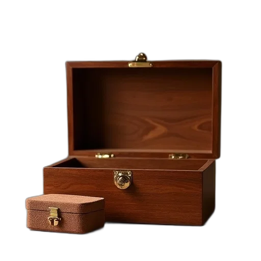 furniture, jewelry, wooden, box, hinged, lid, small, round transparent PNG cut-out