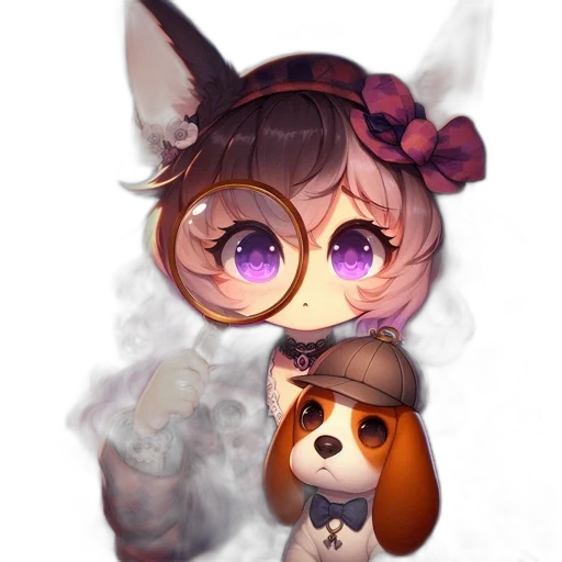 staff, mask, animal, creature, fantasy art, concept art, anime, pixel art transparent PNG cut-out