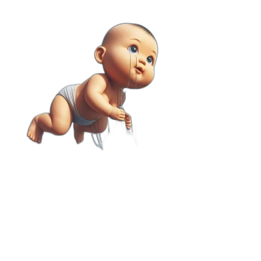 creature, face, animal, 3d render, photorealistic, concept art, pixel art, floating transparent PNG cut-out