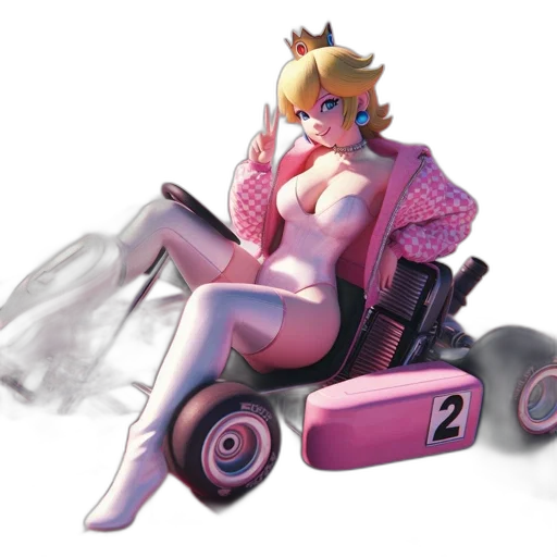 dress, car, weapon, concept art, vaporwave, 3d render, fantasy art, pastel transparent PNG cut-out