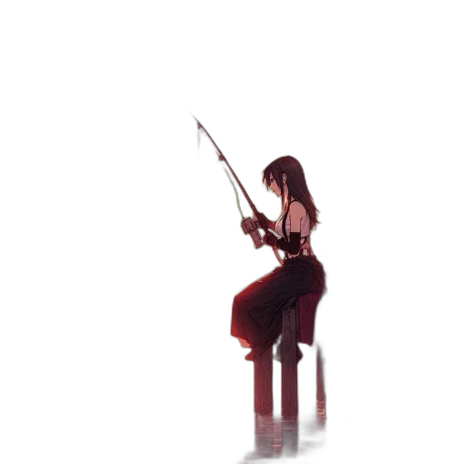 sword, weapon, staff, dress, concept art, pixel art, anime, fantasy art transparent PNG cut-out