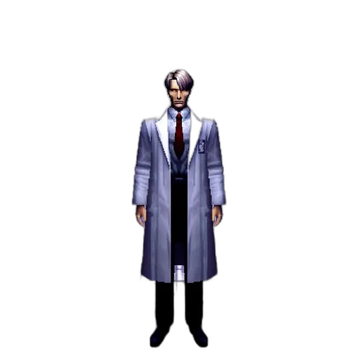 staff, jacket, pixel art, concept art, vaporwave, cyberpunk, inside, symbol-covered transparent PNG cut-out