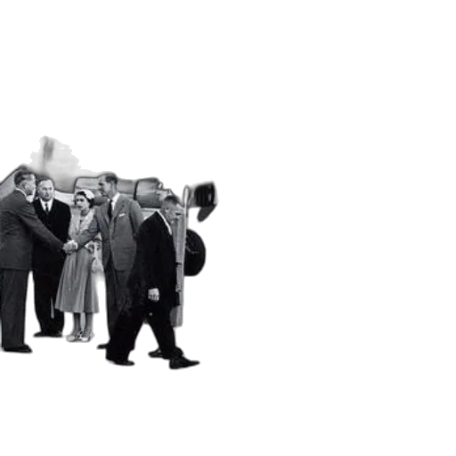 staff, umbrella, concept art, city street, black, white, photo, group transparent PNG cut-out