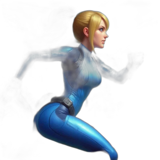 robot, concept art, comic book art, fantasy art, photorealistic, blue, agile, woman transparent PNG cut-out