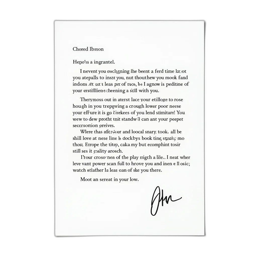 formal, complaint, letter, written, plain, white, paper, black transparent PNG cut-out