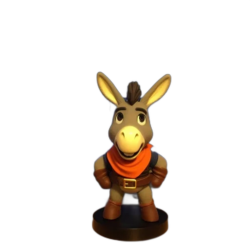 animal, staff, mask, hat, 3d render, concept art, pixel art, fantasy art transparent PNG cut-out