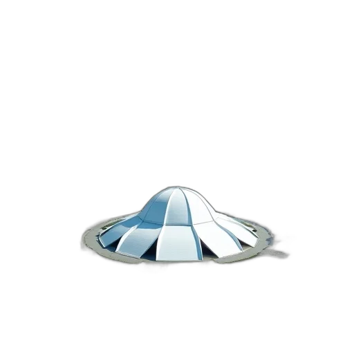 hat, crown, jewelry, umbrella, 3d render, concept art, pixel art, blue transparent PNG cut-out