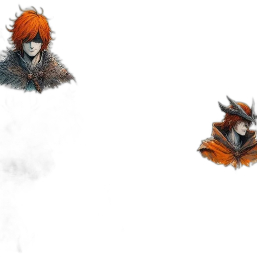 mask, weapon, creature, dragon, concept art, fantasy art, pixel art, comic book art transparent PNG cut-out