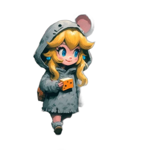 staff, hat, jacket, dress, pixel art, concept art, 3d render, anime transparent PNG cut-out