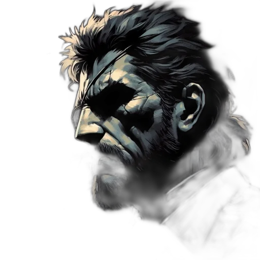 face, mask, comic book art, concept art, fantasy art, photorealistic, monochrome, dark transparent PNG cut-out