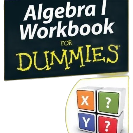 algebra, workbook, dummies, offers transparent PNG cut-out