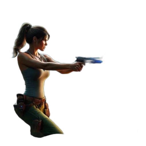 weapon, staff, sword, concept art, 3d render, pixel art, photorealistic, woman transparent PNG cut-out