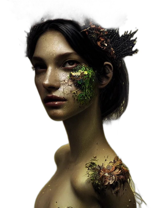 mask, face, crown, jewelry transparent PNG cut-out