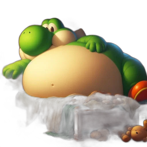 food, creature, dragon, concept art, 3d render, photorealistic, pixel art, green transparent PNG cut-out