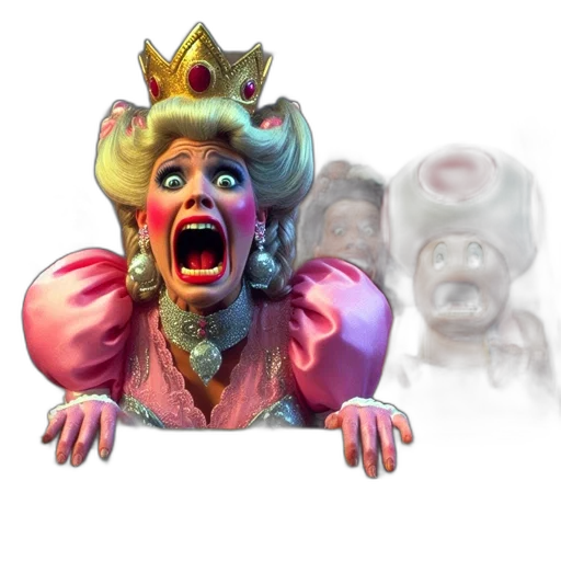 crown, creature, face, mask, concept art, 3d render, photorealistic, princess transparent PNG cut-out