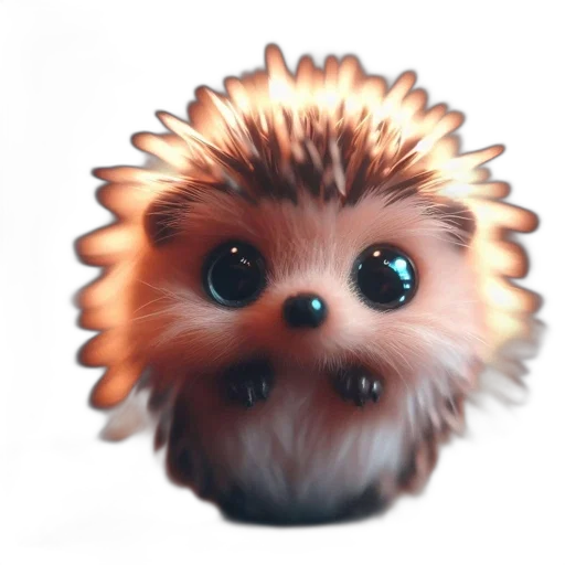 creature, animal, hair, face, photorealistic, 3d render, concept art, fantasy art transparent PNG cut-out