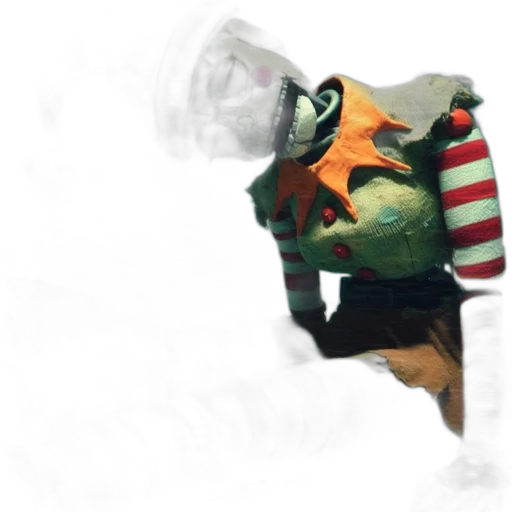 mask, creature, dragon, hat, concept art, 3d render, fantasy art, pixel art transparent PNG cut-out