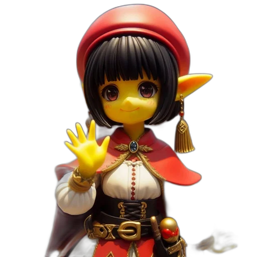 staff, 3d render, concept art, fantasy art, photorealistic, central, figurine, female transparent PNG cut-out